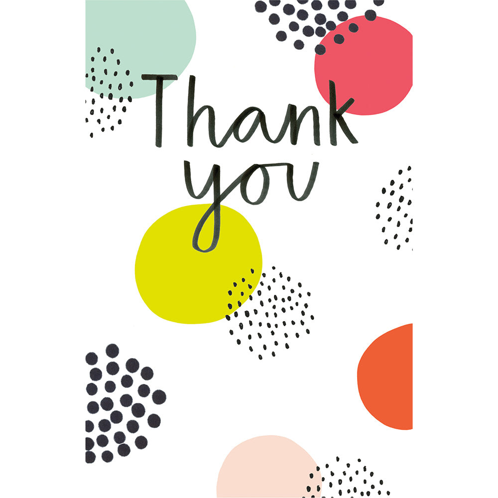 Thank You Dots Greetings Card