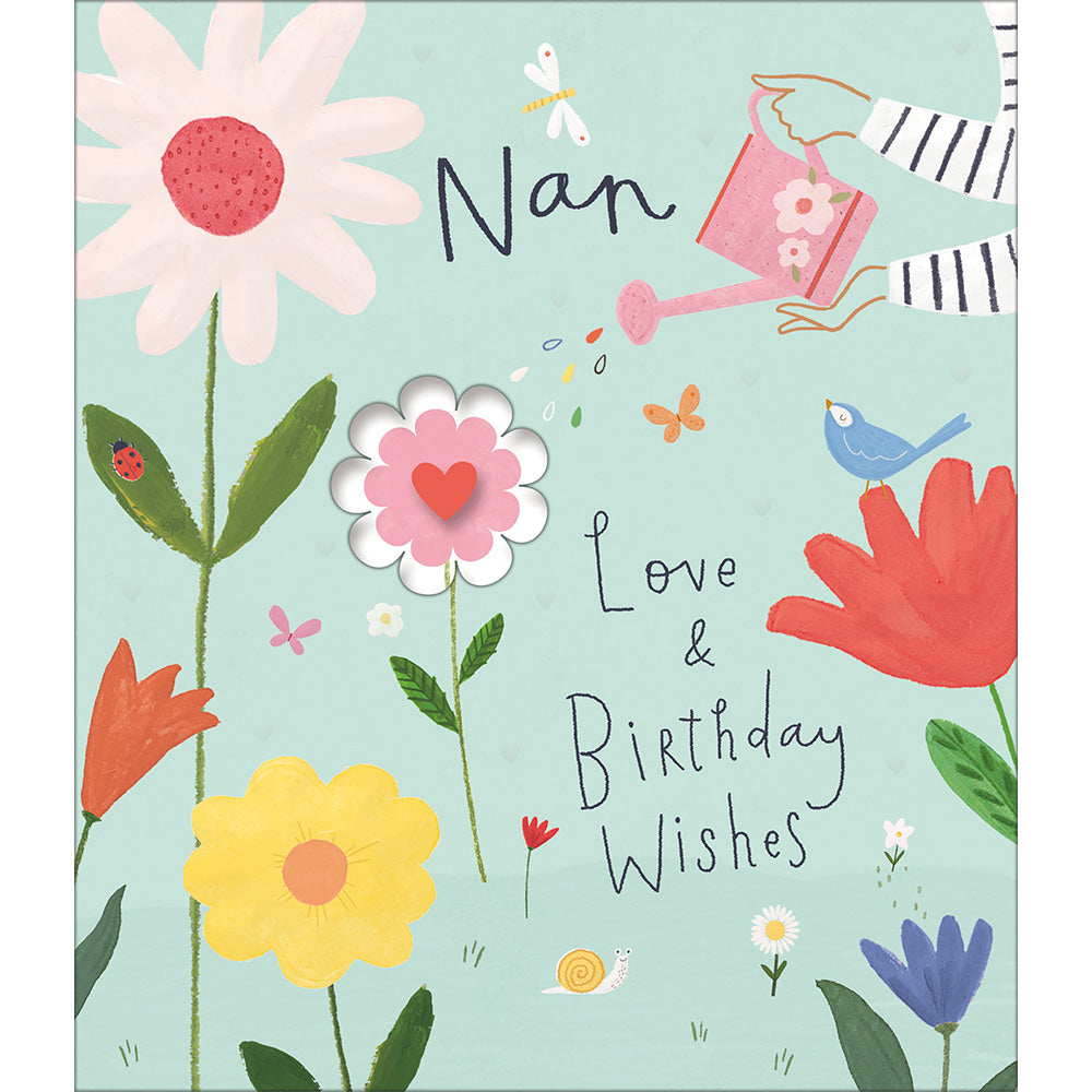 Nan Birthday Wishes Greetings Card