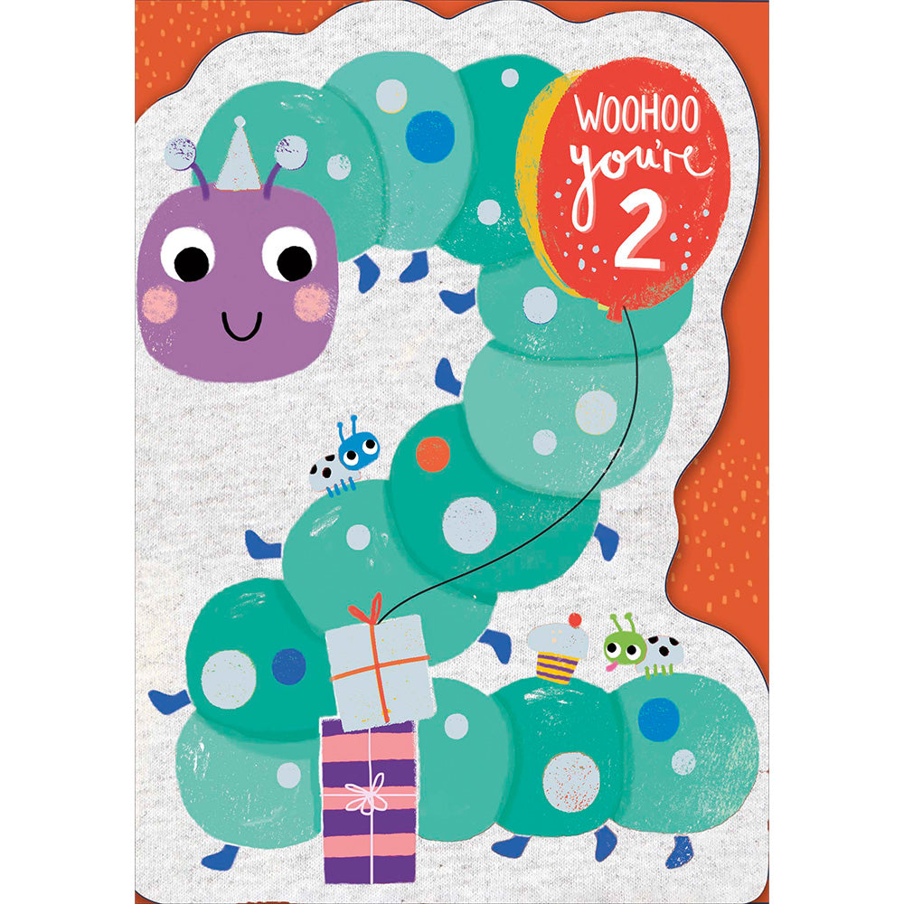 Woohoo You&#39;re 2 Birthday Greetings Card