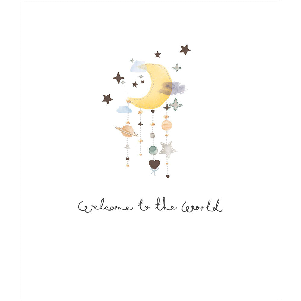 Welcome To The World New Baby Greetings Card