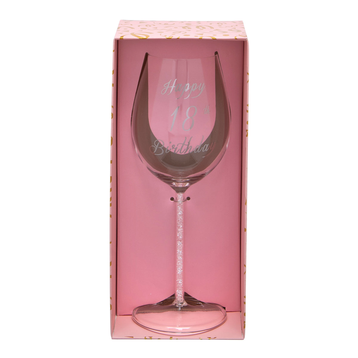 50th Birthday Wine Glass