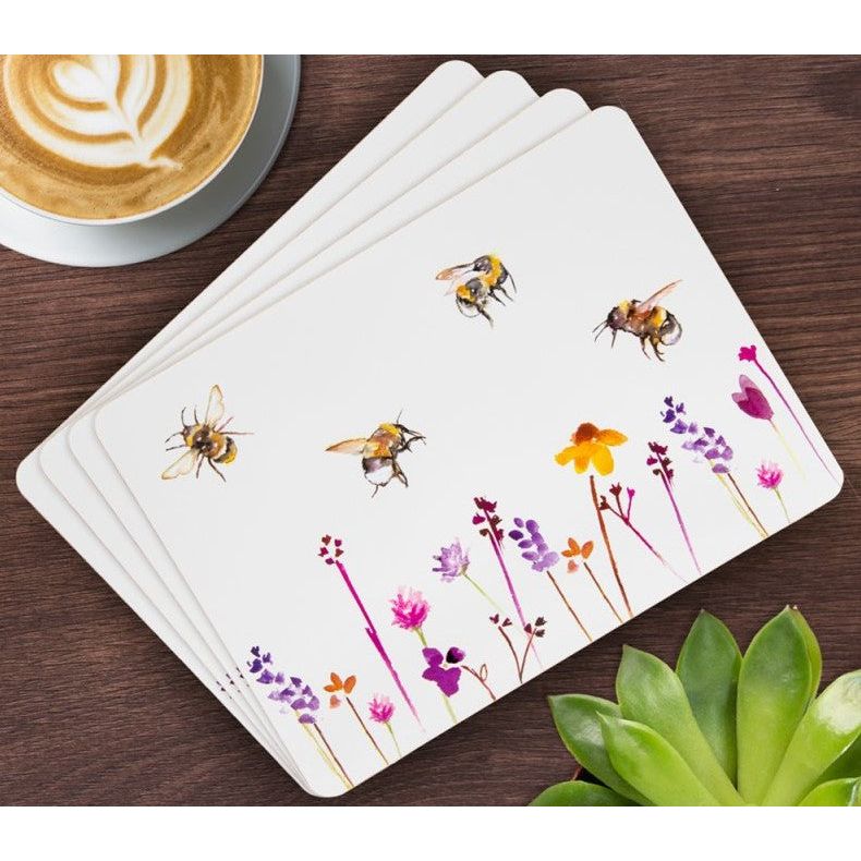 Busy Bees Coaster & Placemat Set