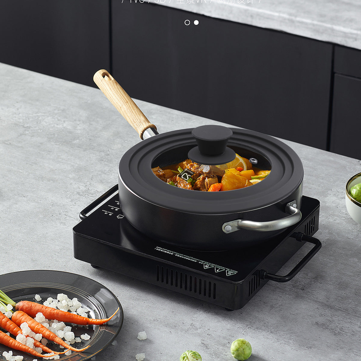 Sola Universal Glass Lid for Saucepan - 28/30/32cm