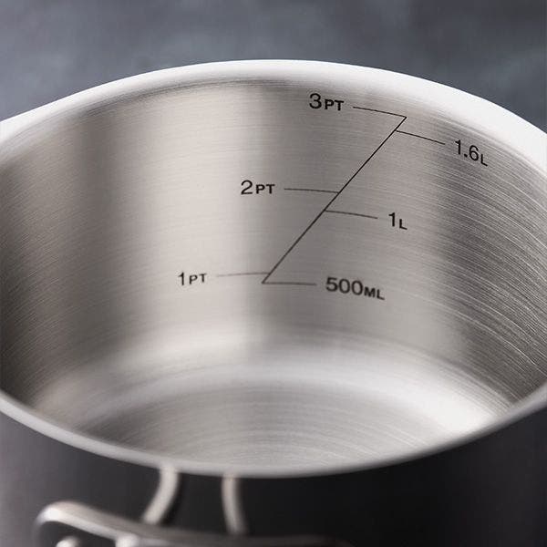 Stellar Profile 5 Piece Draining Saucepan Set