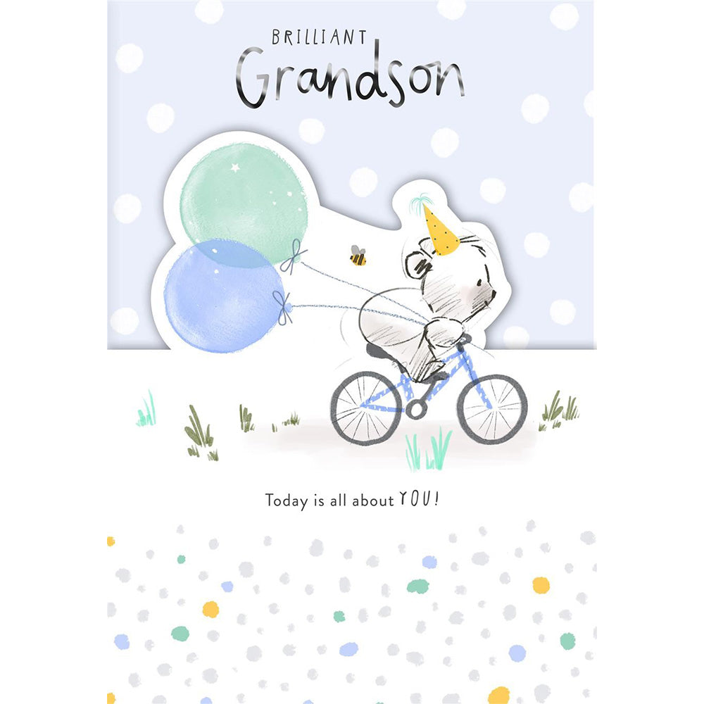 Brilliant Grandson Birthday Greetings Card