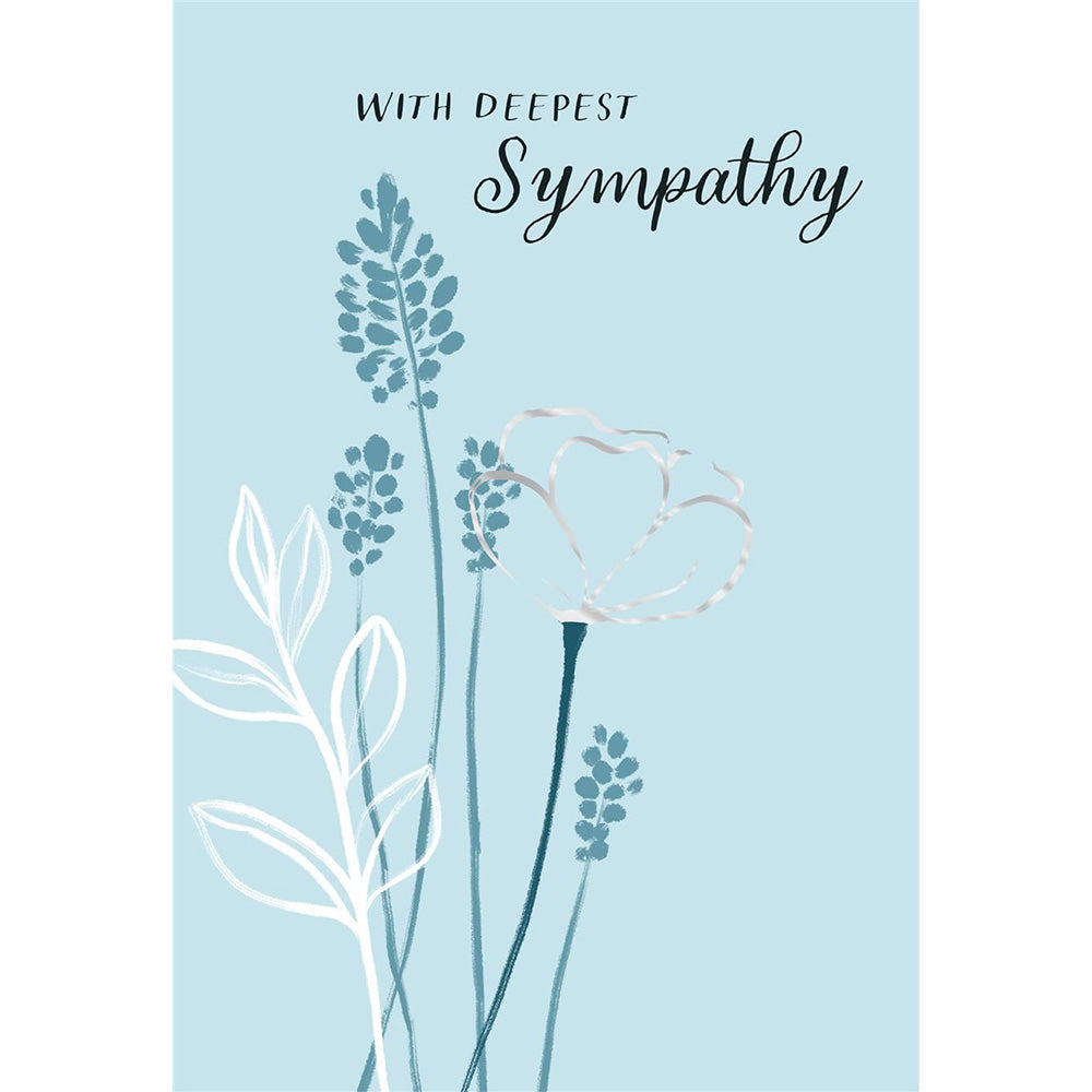 With Deepest Sympathy Greetings Card