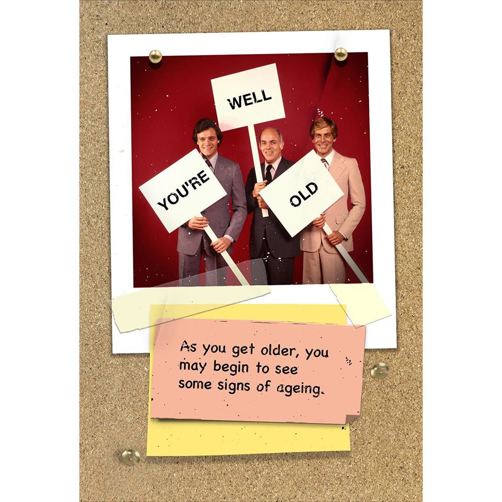 Signs of Aging Birthday Greetings Card