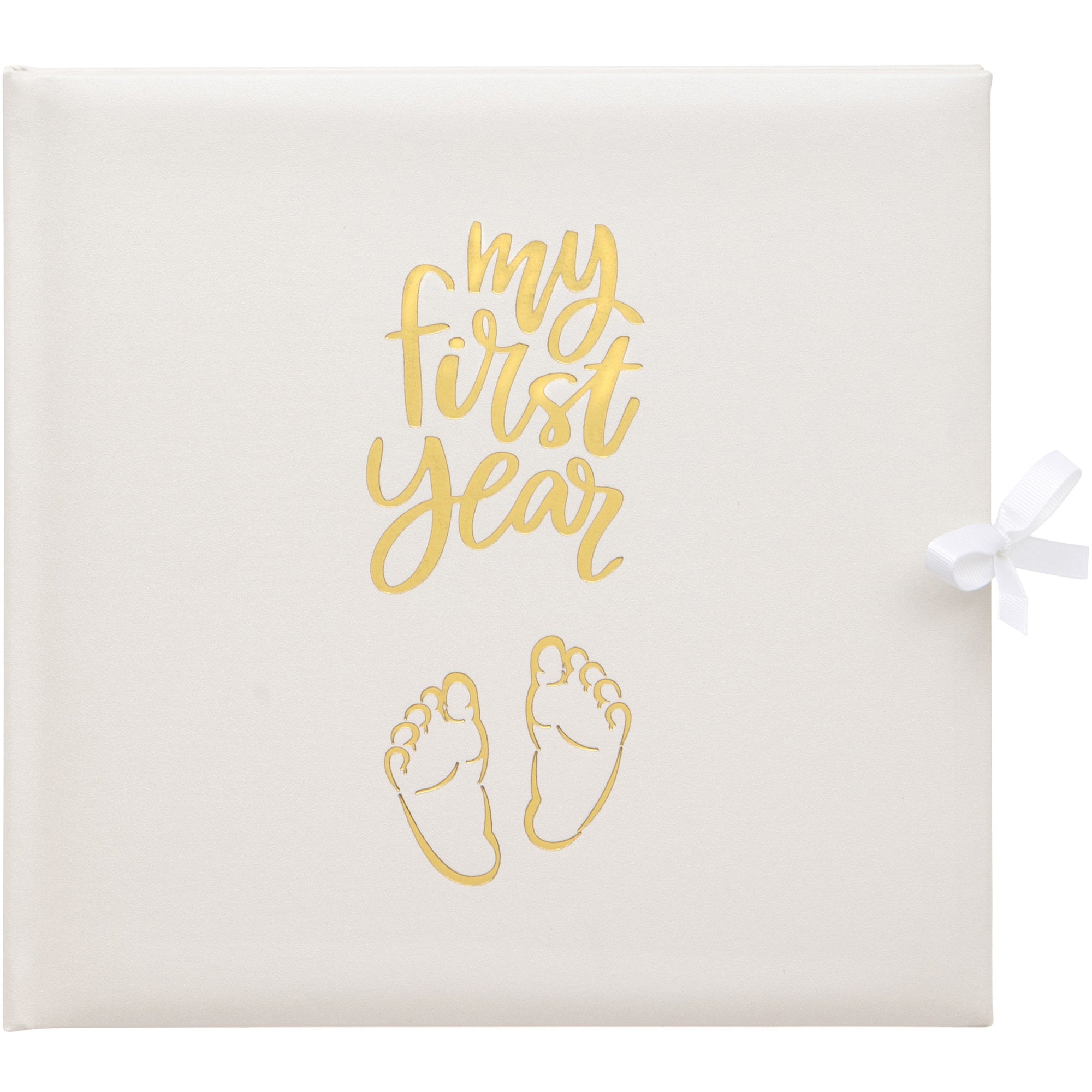 Baby Record Book in White