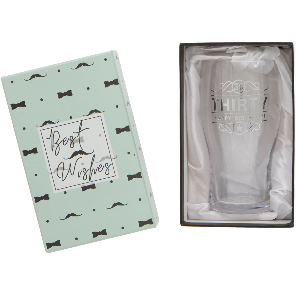 30th Birthday Beer Glass Box