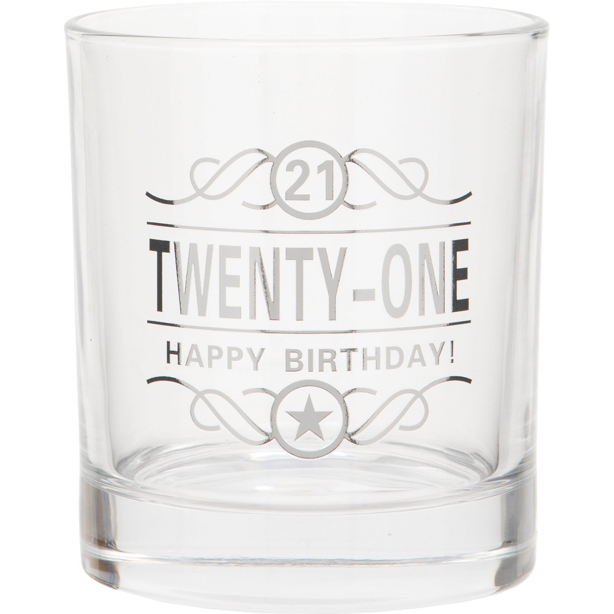 Whisky Glass for Birthday - 21st