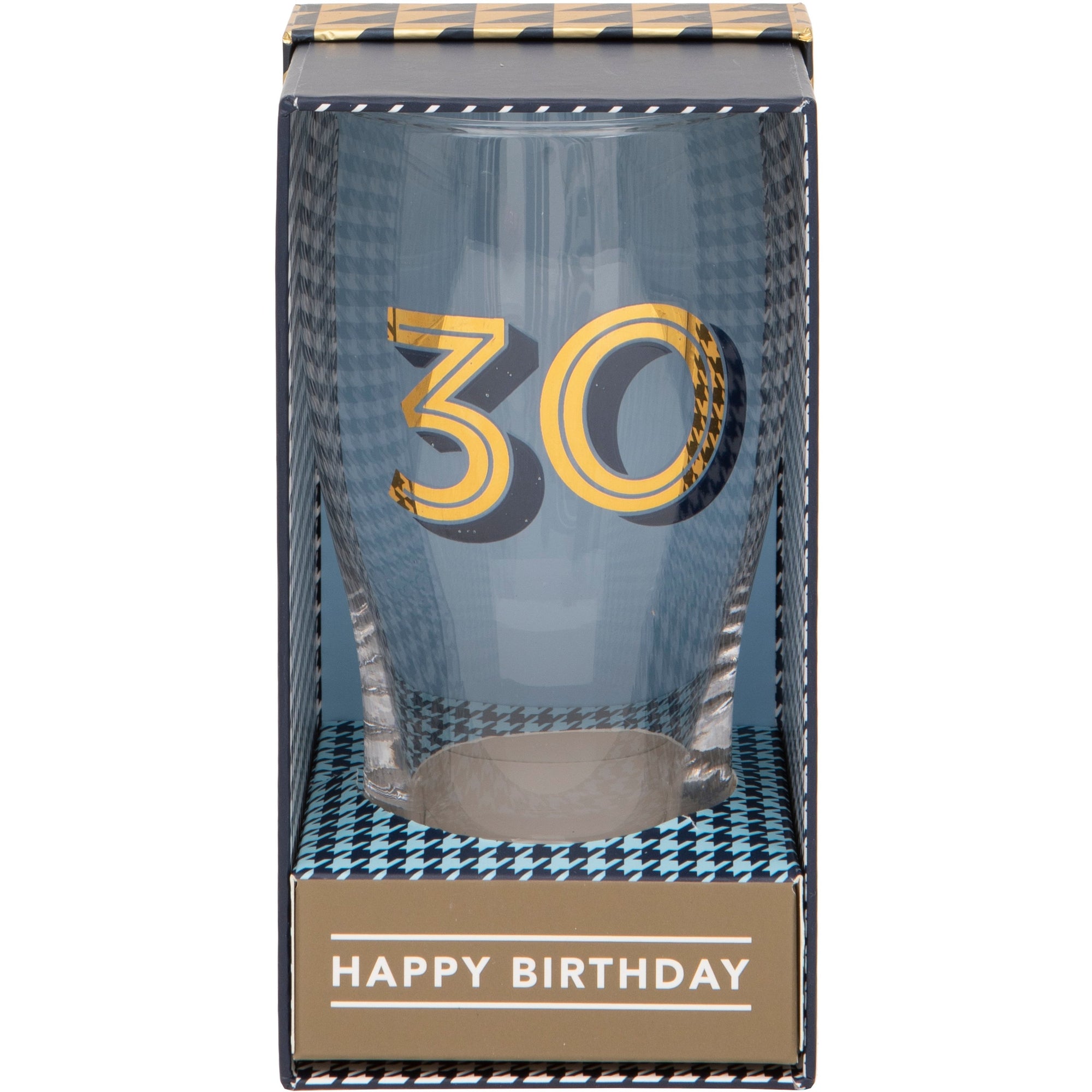 Gold Collection 30th Birthday Beer Pint Glass
