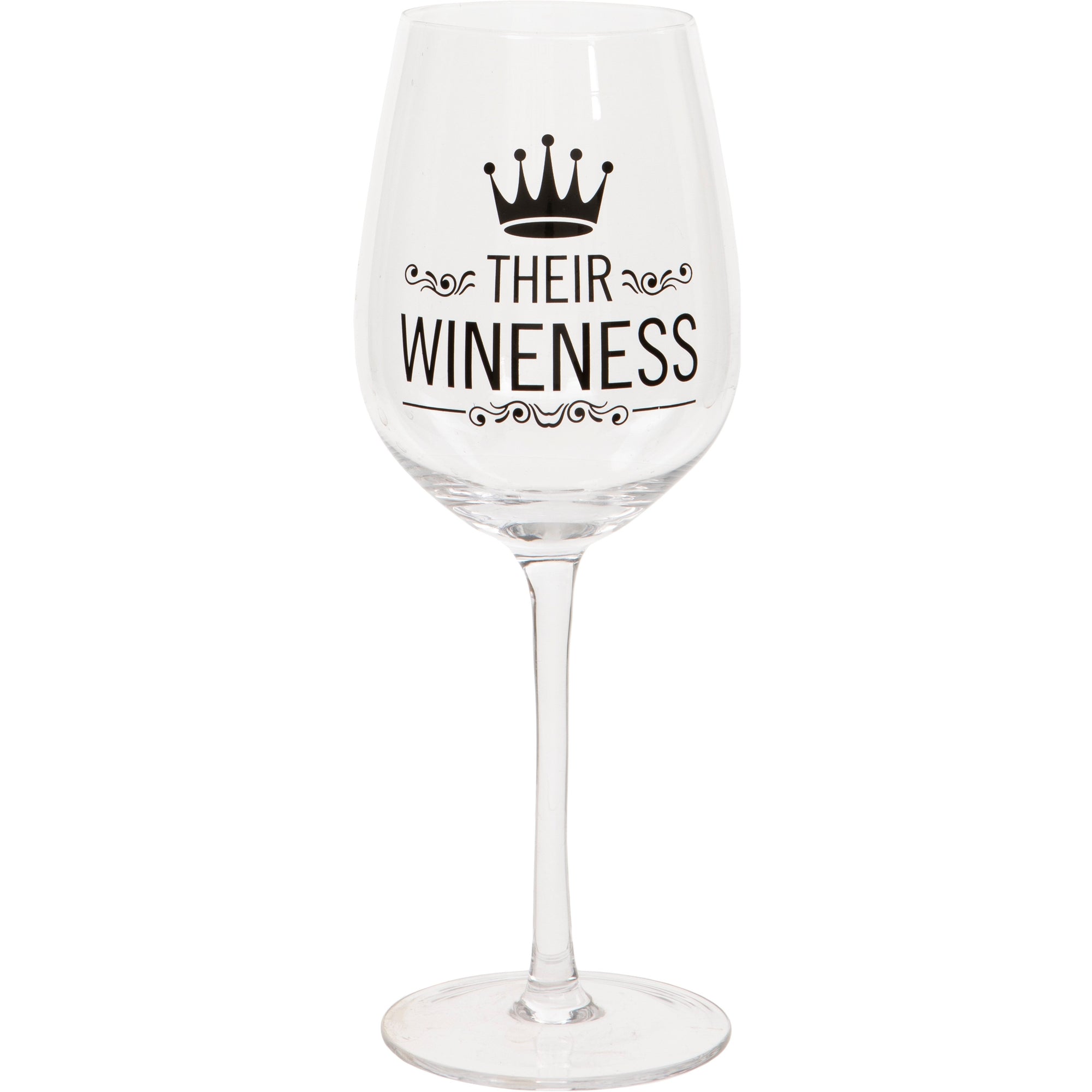 Their Wineness Wine Glass