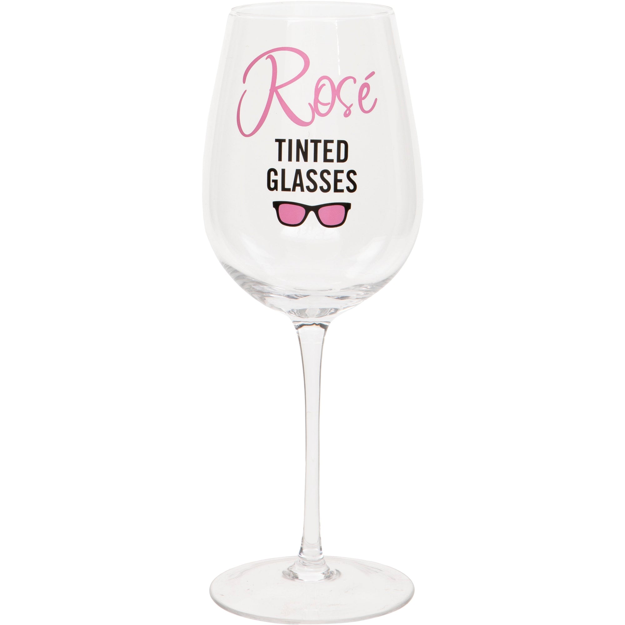 Rosé Tinted Glasses Wine Glass