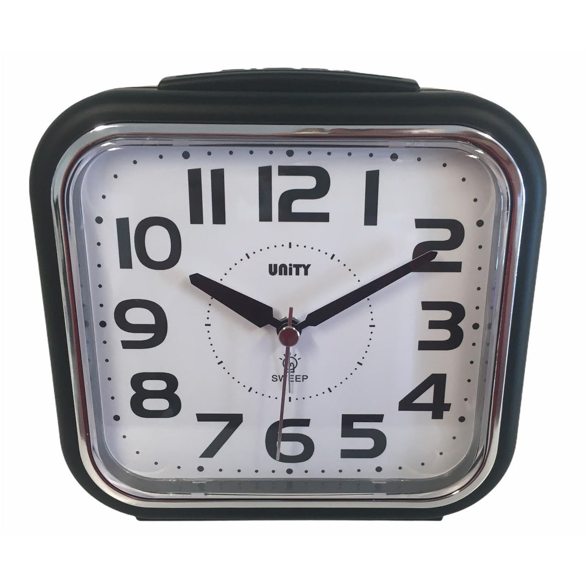 Large Bold Alarm Clock in Black