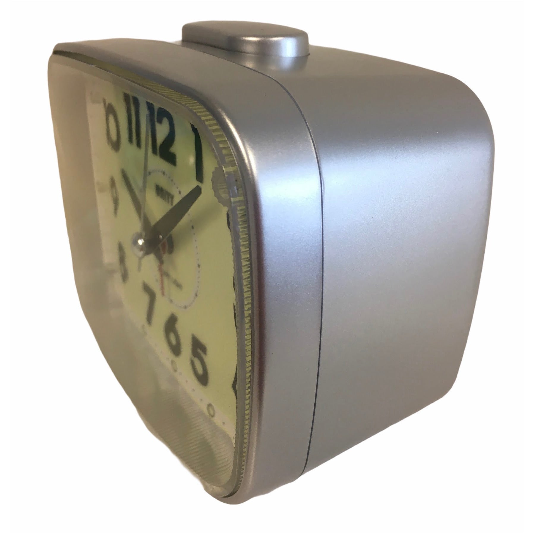 Super Luminous Alarm Clock in Silver