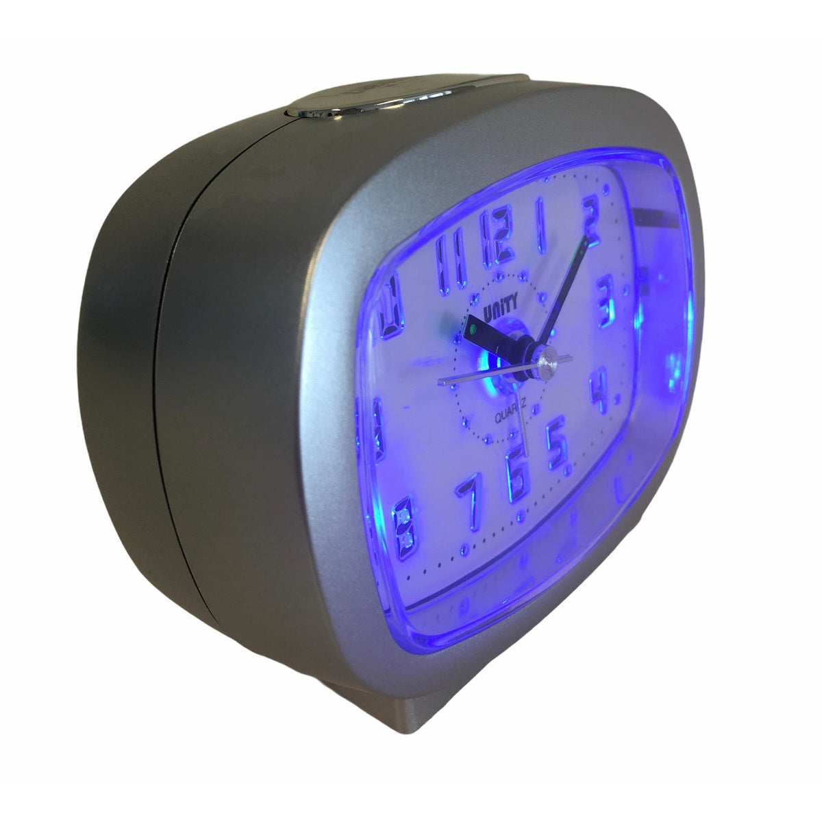 Beep Alarm Clock in Silver