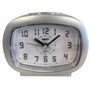 Beep 9cm Alarm Clock in Silver