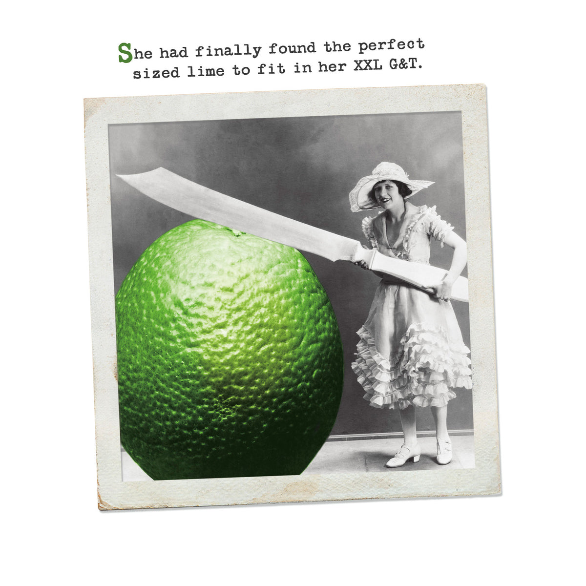 Perfect Lime Humour Birthday Greetings Card
