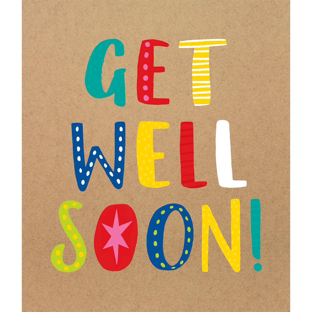 Get Well Soon Greetings Card