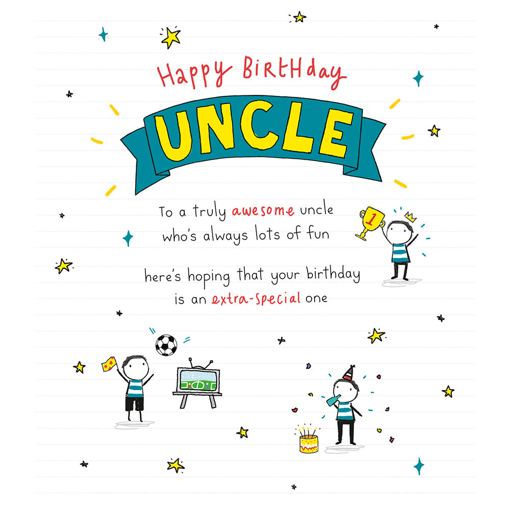 Uncle Happy Birthday Greetings Card