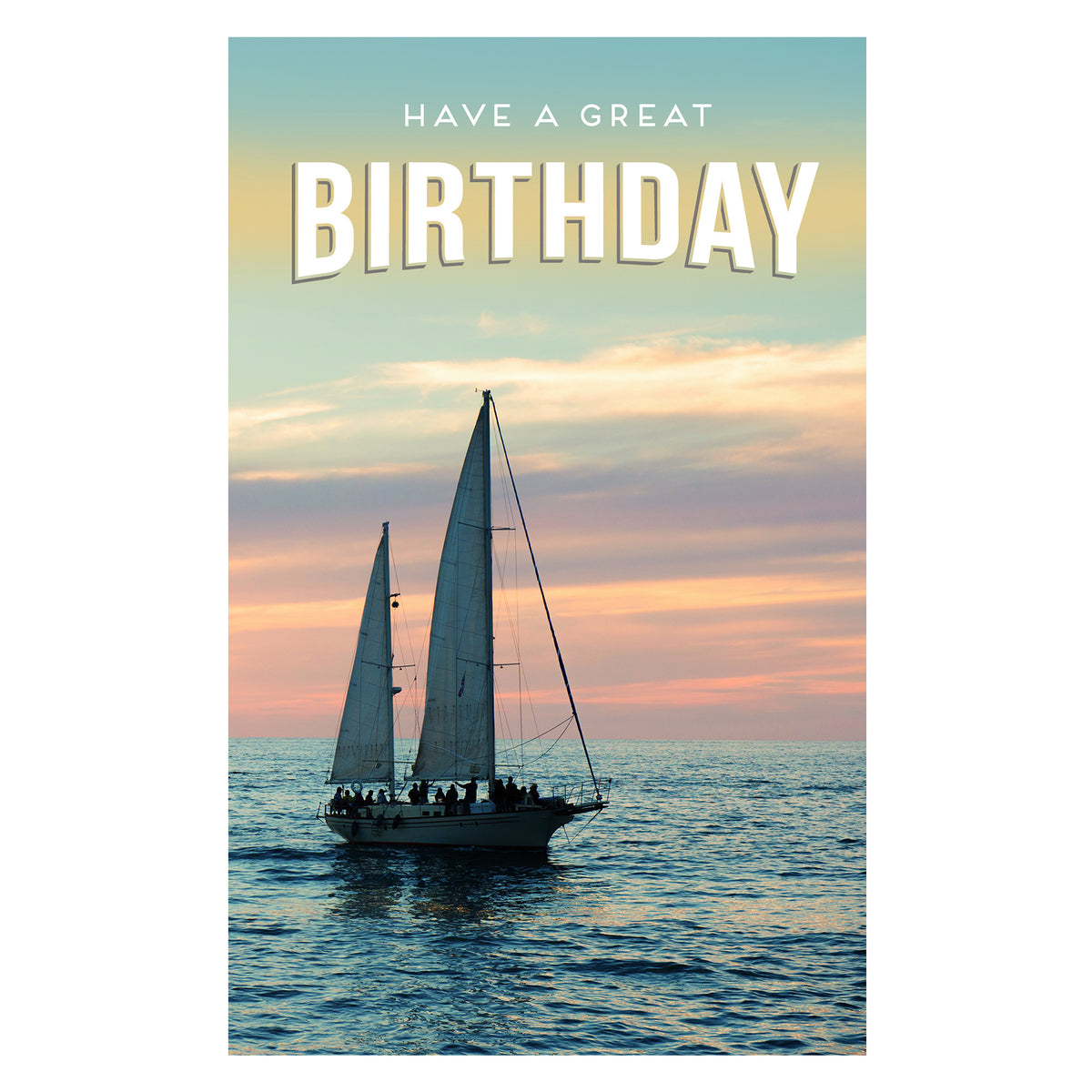 Sailing Birthday Greetings Card