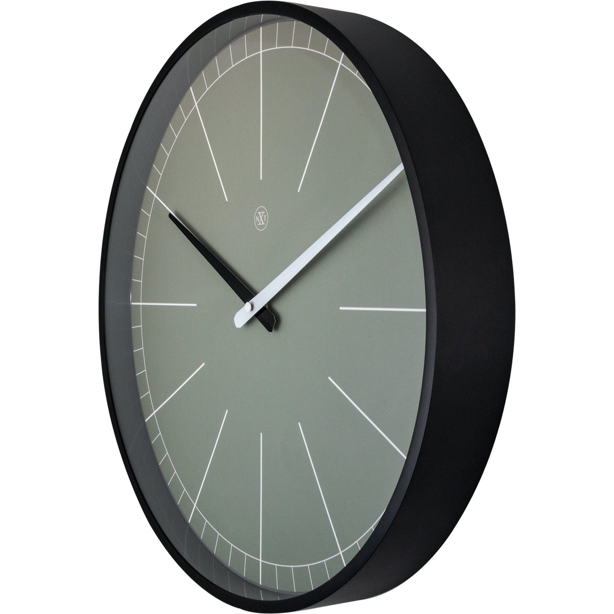 nXt - Wall clock - Ø 40 cm - Plastic - Grey - &#39;Gray&#39;