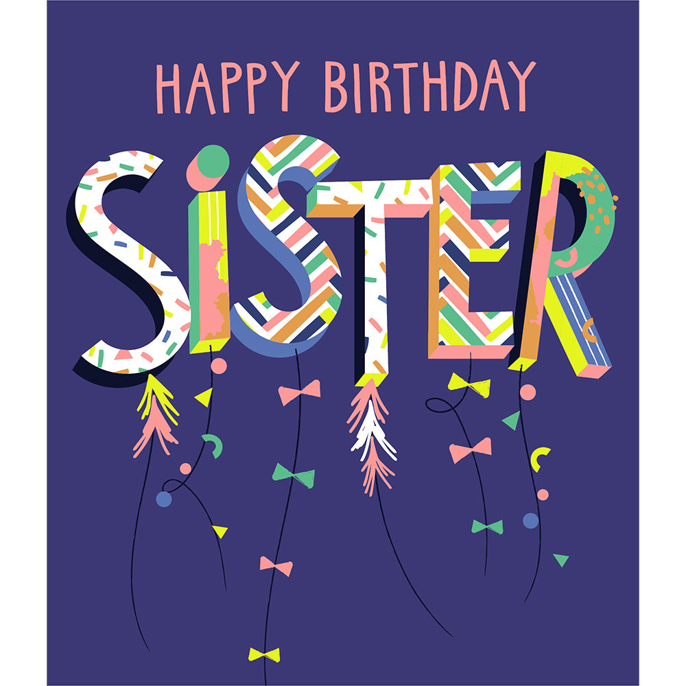 Happy Birthday Sister Greetings Card