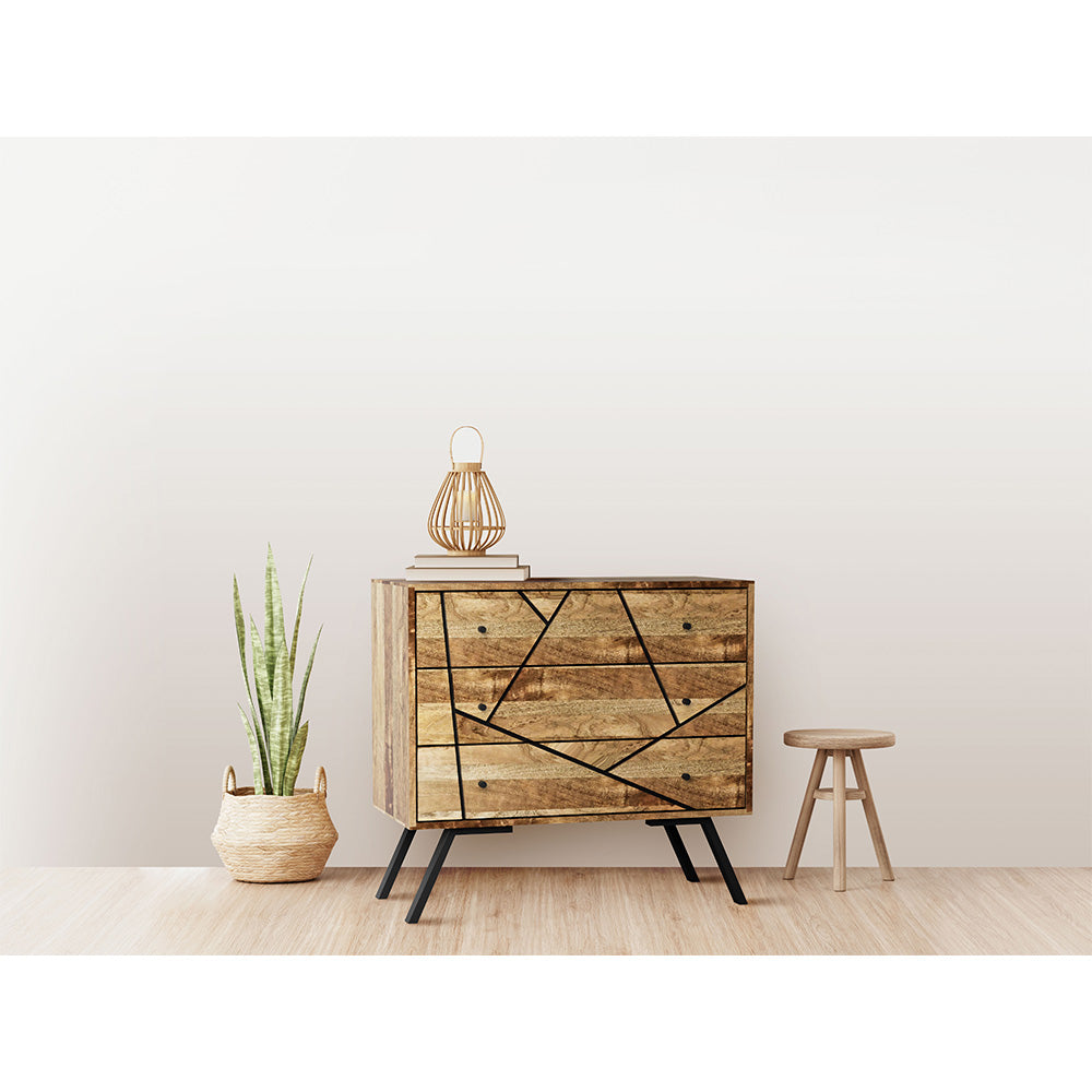 Amar 3 Drawer Mango Wood Chest