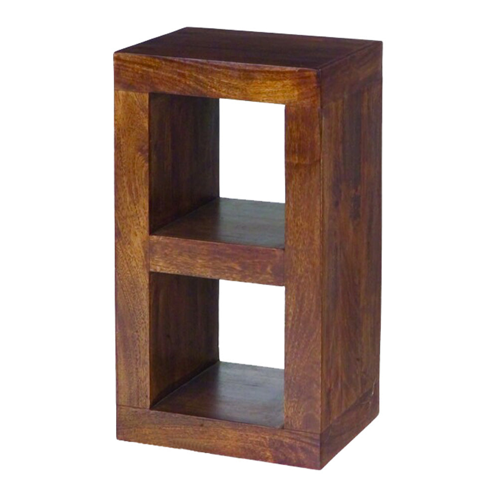 Dakota Mango Wood Double Cube Display Unit