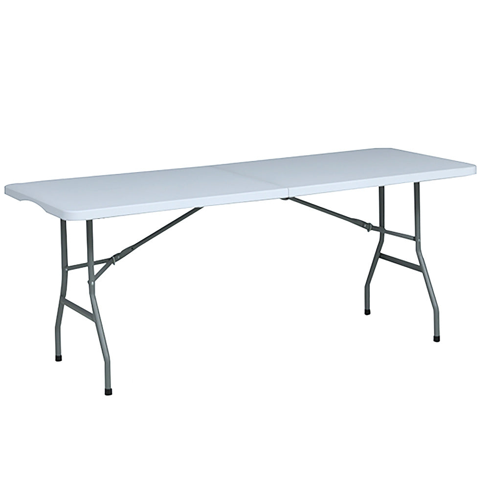White Foldable Table - 180 x 74 x 74cm