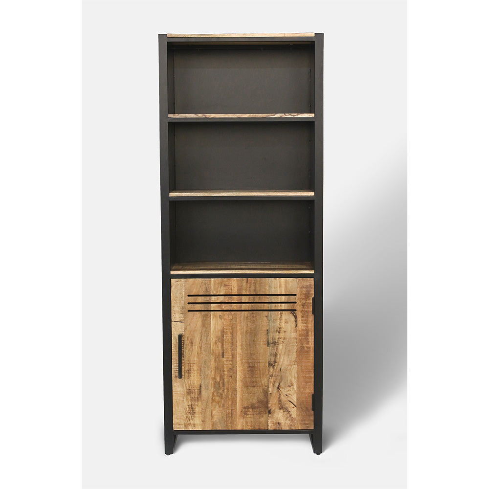 Frais Wood & Metal Tall Bookcase