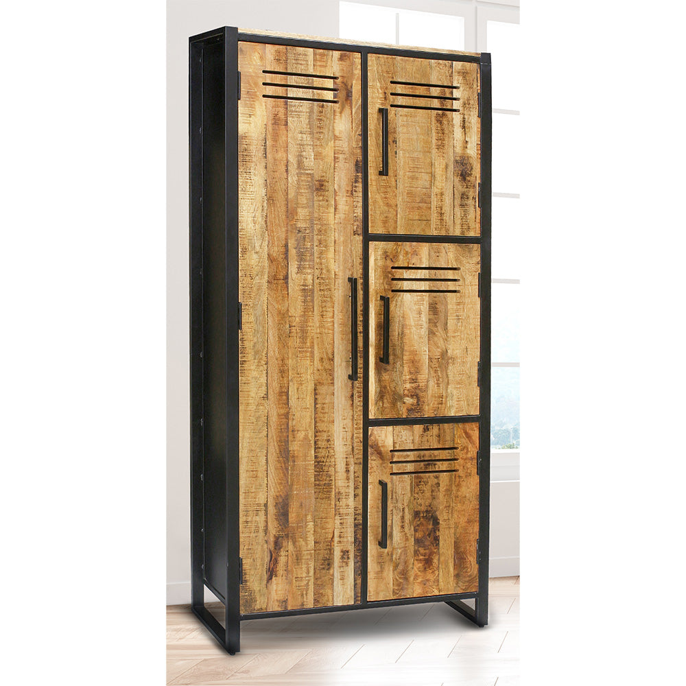 Frais Wood &amp; Metal Double Storage Locker