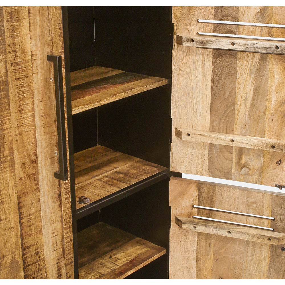 Frais Wood &amp; Metal Double Storage Locker