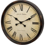 Brown Grand Central 50cm Station Wall Clock