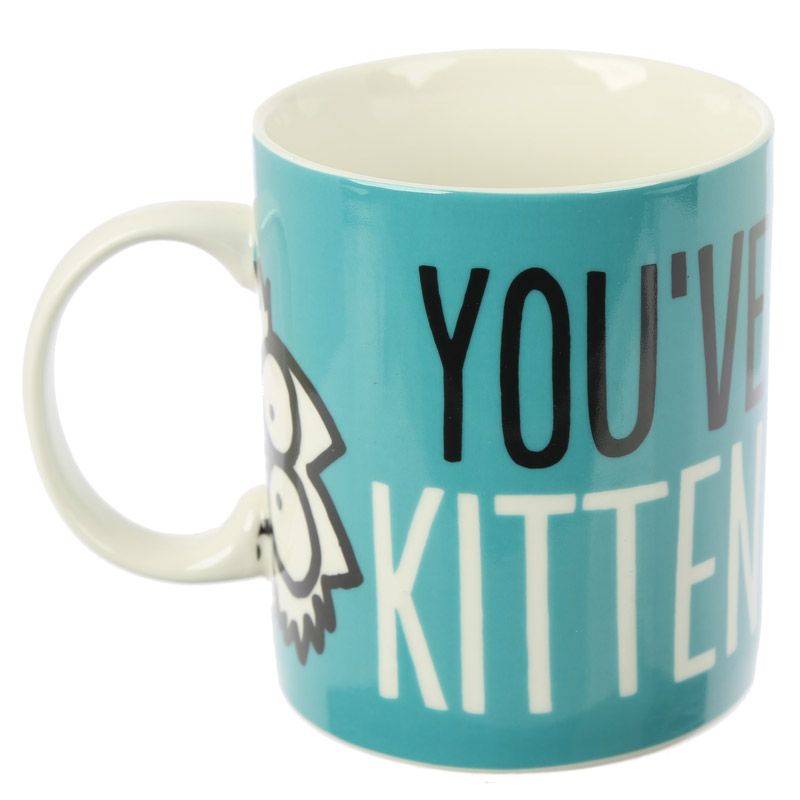 Kitten Slogan Simon&#39;s Cat Porcelain Mug Side