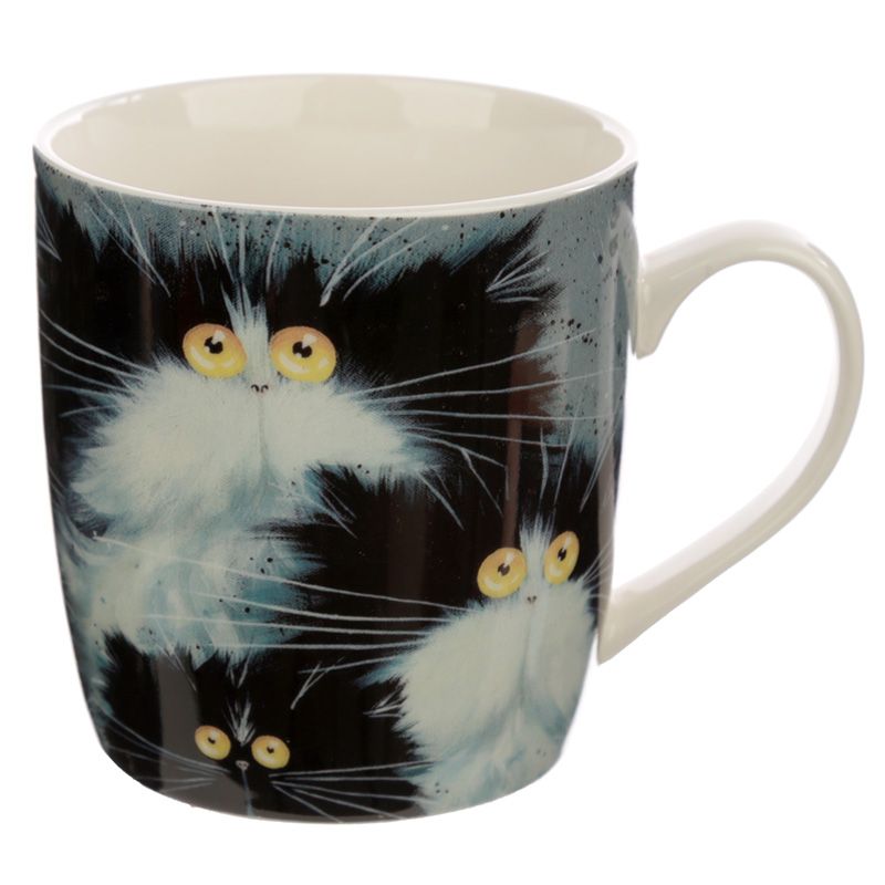 Kim Haskins Cats Porcelain Mug