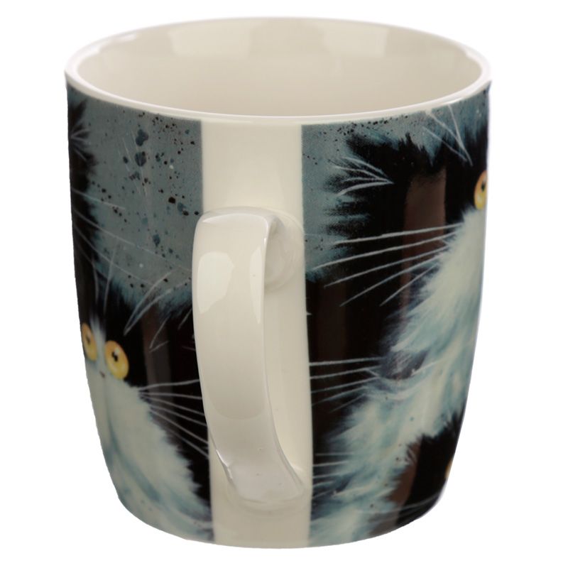 Kim Haskins Cats Porcelain Mug Side