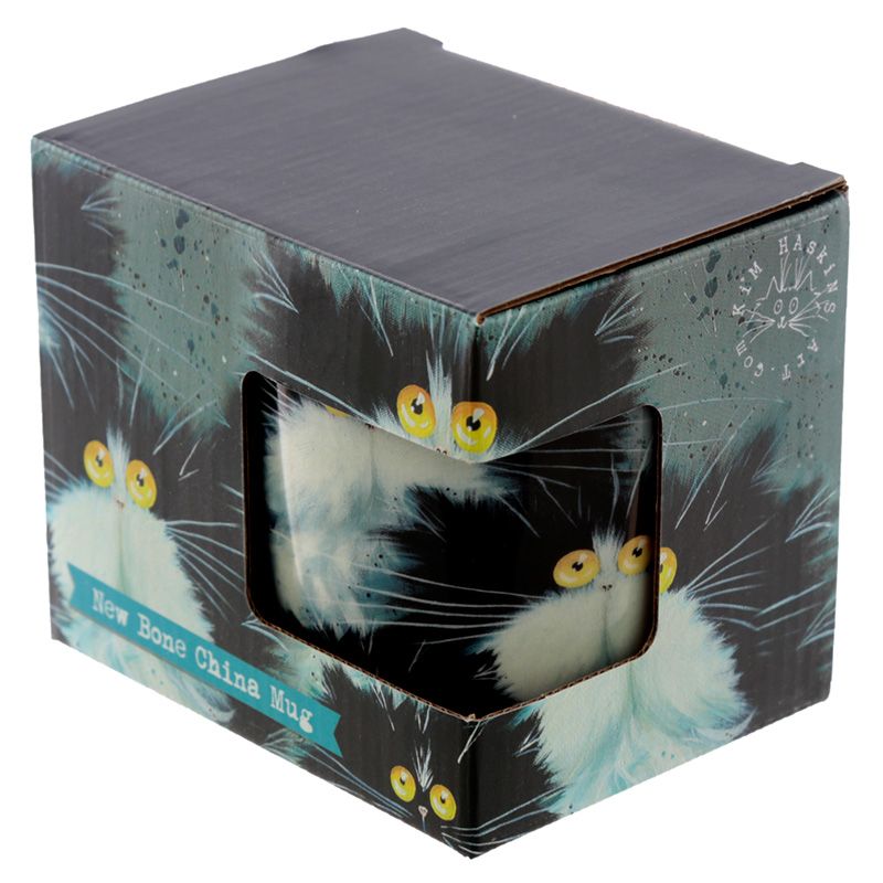 Kim Haskins Cats Porcelain Mug Box